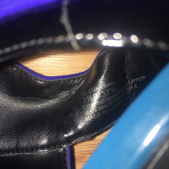 Jessica Simpson Blue Suede Platform Heels - 7.5 - Picture 7 of 7